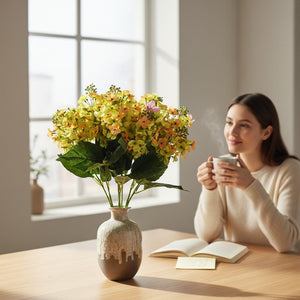 Everlasting Grace Artificial Floral Decor    (4 Sticks in Vase)