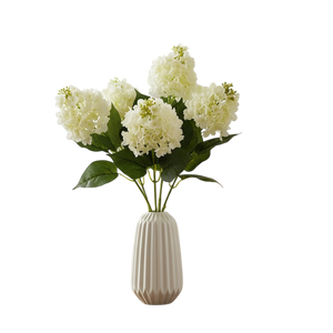 Premium Garden Style Artificial Flower   (4 Sticks in Vase)