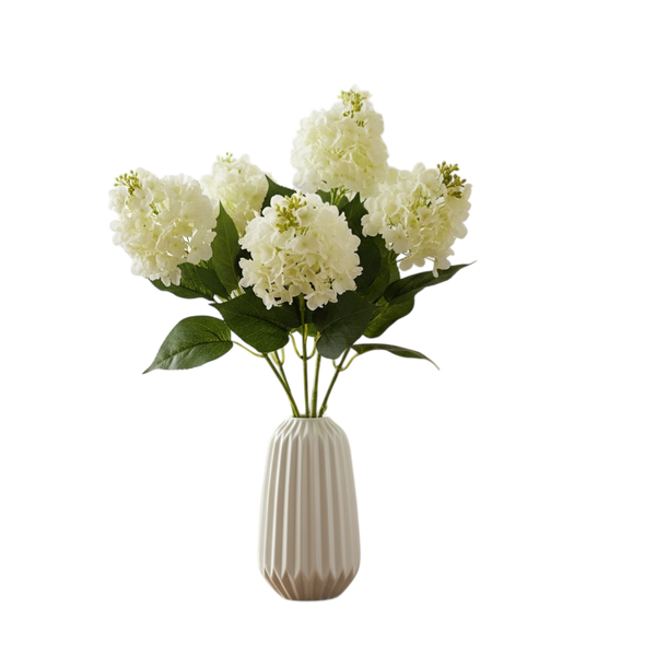 Premium Garden Style Artificial Flower   (4 Sticks in Vase)