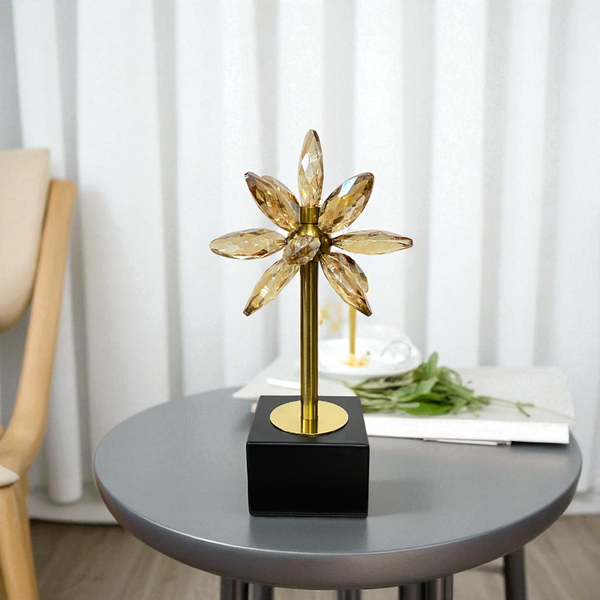 Crystal Flower Table Decor