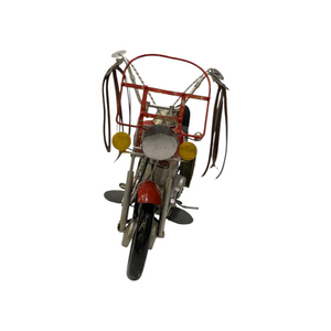 Metallic Vintage Cruiser Motorcycle Model