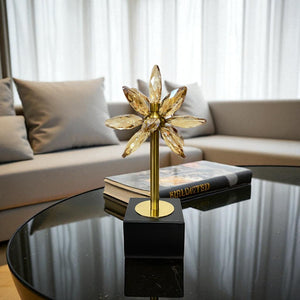 Crystal Flower Table Decor