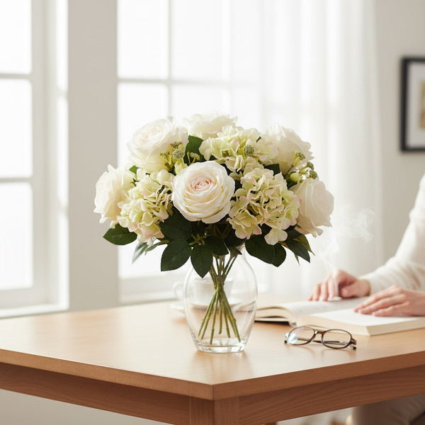 Artistic Artificial Flowers Arrangement (1 Bunch in Vase)