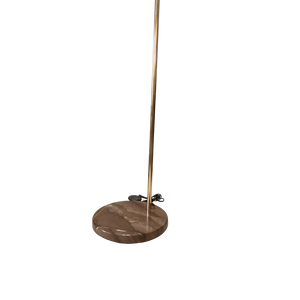 Modern LED Floor Lamp with Wooden Texture Finish