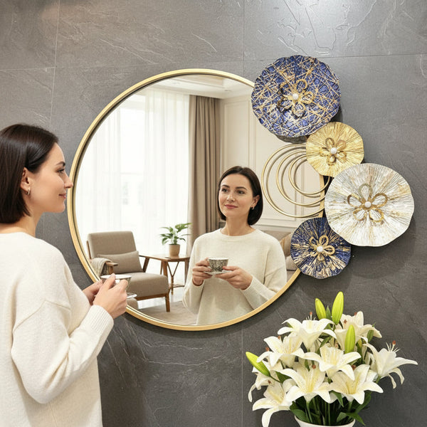 Modern Stainless Steel Wall Mirror