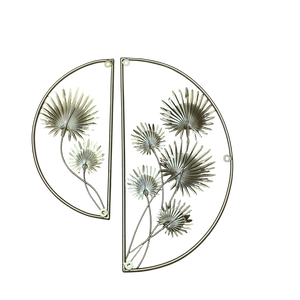 Metallic Round Wall Decorative Piece
