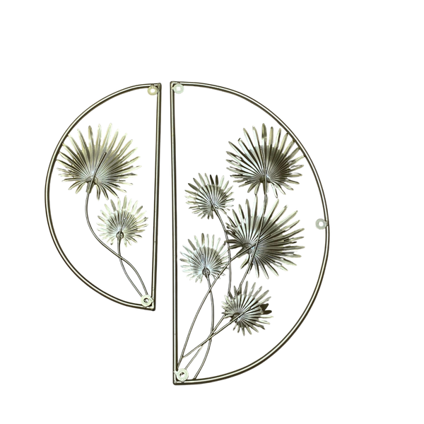 Metallic Round Wall Decorative Piece
