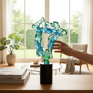 Ocean Wave Acrylic Art Sculpture