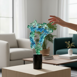 Ocean Wave Acrylic Art Sculpture