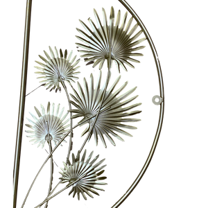 Metallic Round Wall Decorative Piece