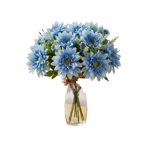 Minimal Bloom Fresh Flowers Arrangement (2 Bunches in Vase)