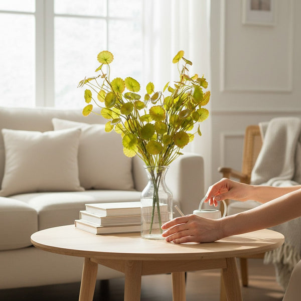 Chic Living Floral Vase Accent (2 Sticks in Vase)