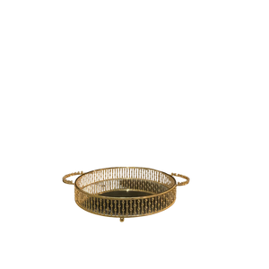 Gold Mirror Surface Display Tray