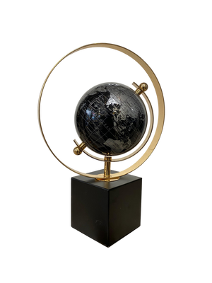 Black & Gold Decorative Metallic Globe