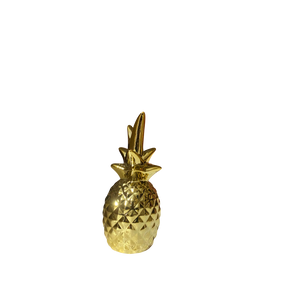 Luxe Gold Ceramic Pinapple