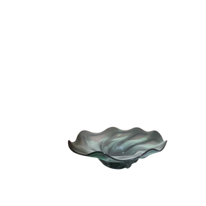 Ocean Ember Textured Glass Accent Bowl
