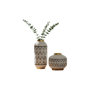 Heritage Elegance Ceramic Flower Vase