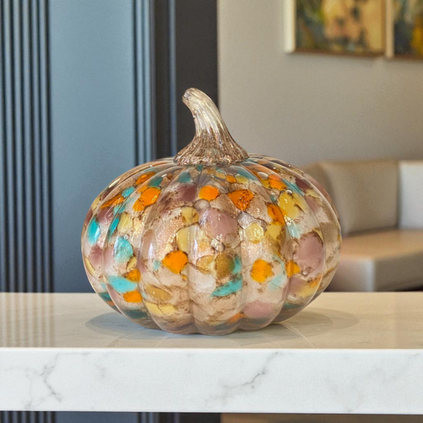 Classic Heavy Glass Pumpkin