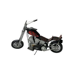 Metallic Classic Motorcycle Model