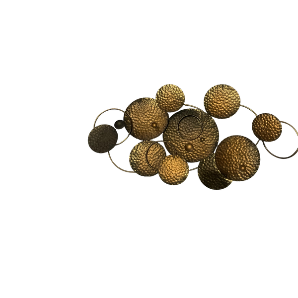 Handcrafted Brass Wall Motive – Artistic Metal Décor Accent