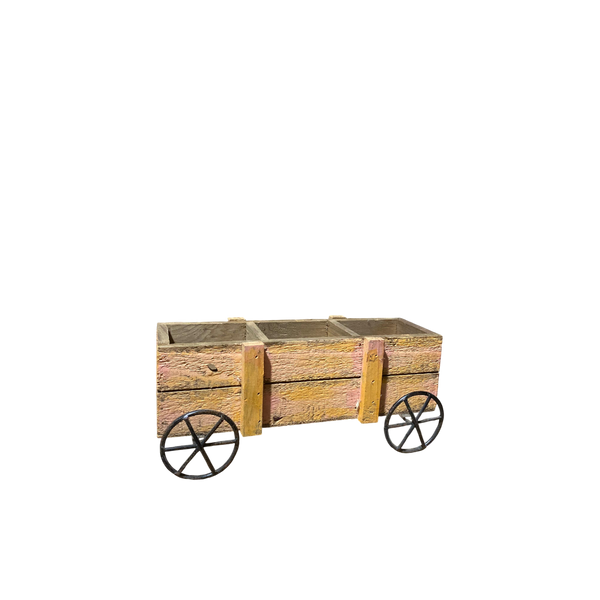 Vintage Wagon Flower Cart