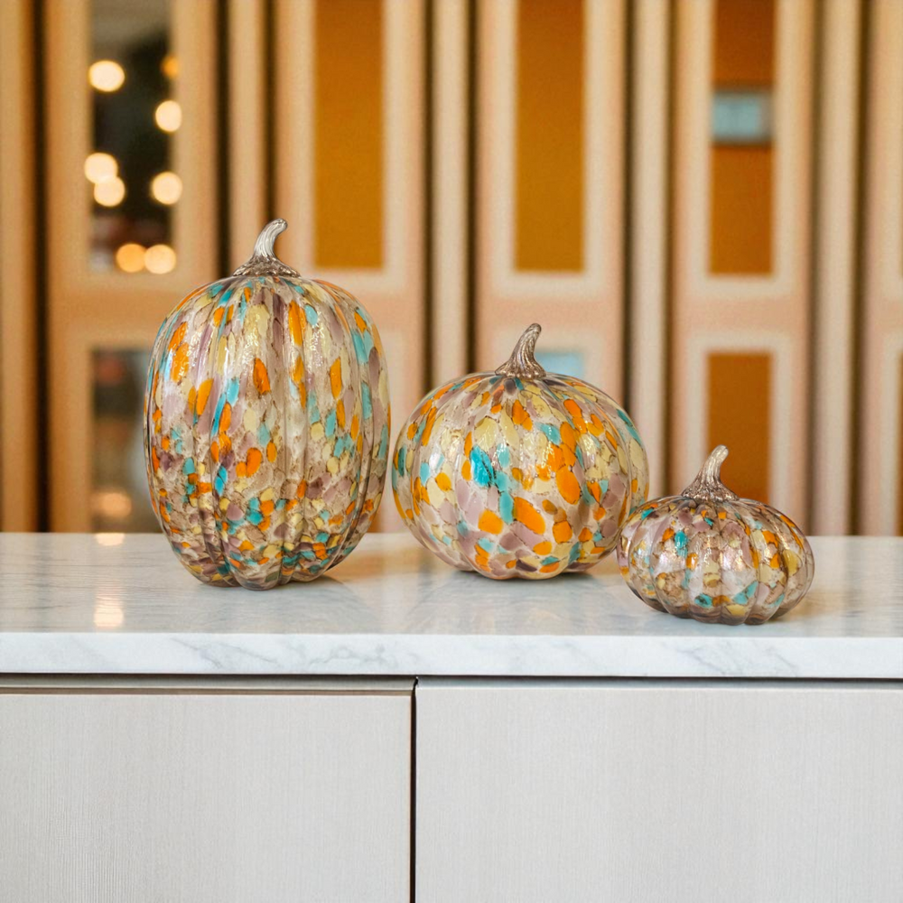 Classic Heavy Glass Pumpkin