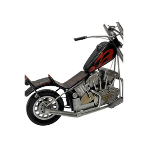 Metallic Classic Motorcycle Model
