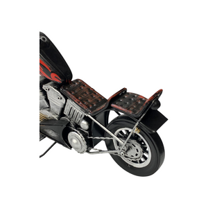 Metallic Classic Motorcycle Model