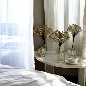 Vintage Brass and Crystal Pedestal Centerpiece