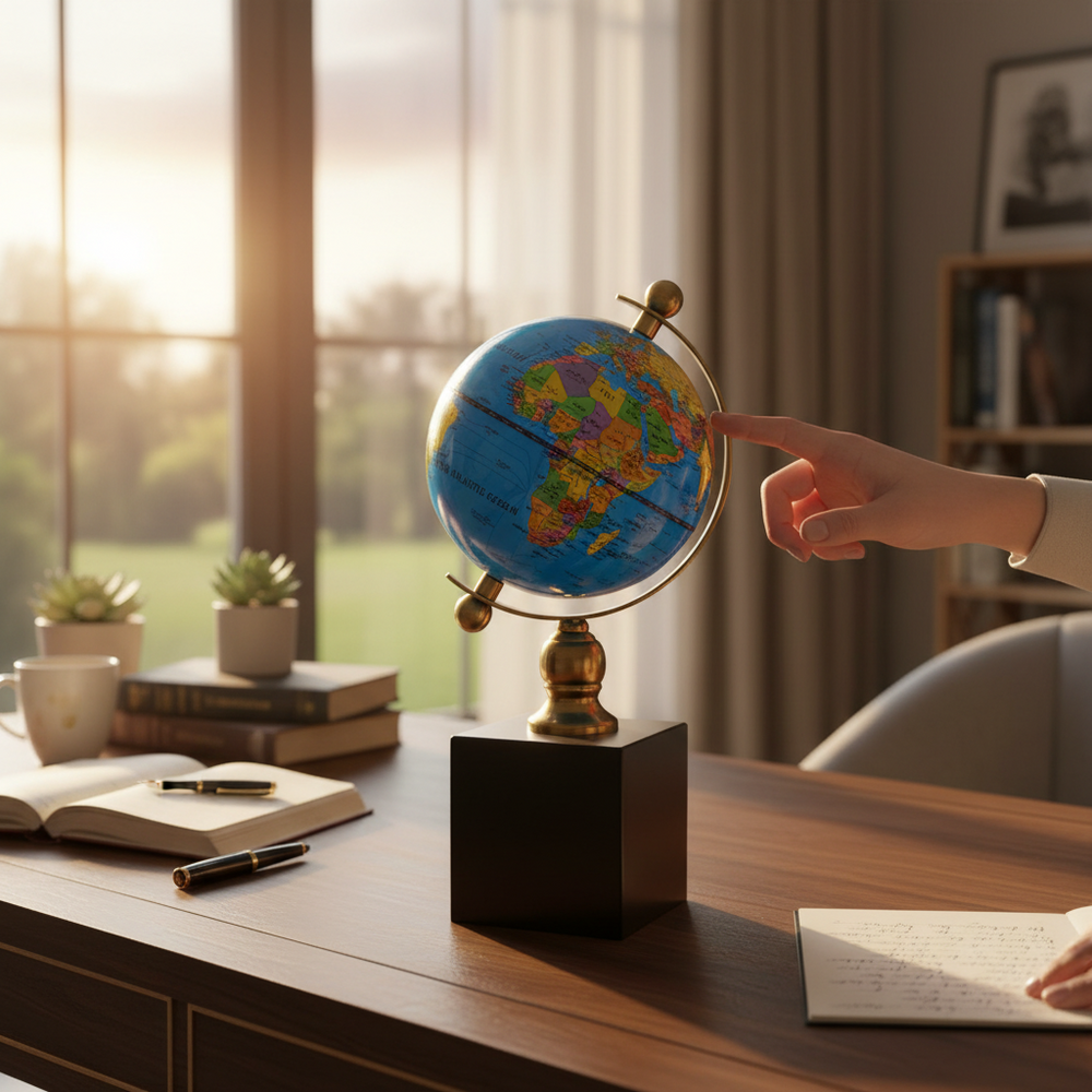 Urban Decorative Metal Globe
