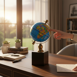 Urban Decorative Metal Globe
