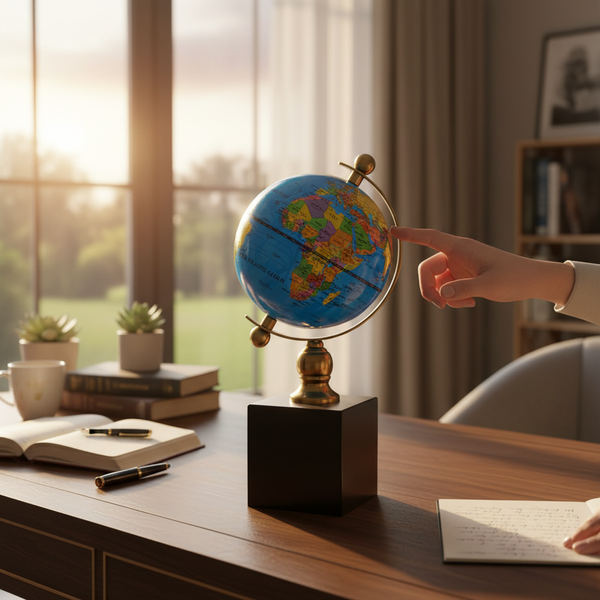 Urban Decorative Metal Globe