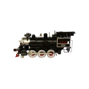 Metallic Classic Steam Locomotive Model
