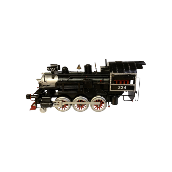 Metallic Classic Steam Locomotive Model