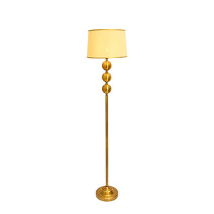 Aureum Luxe – Golden Brass Metallic Floor Lamp