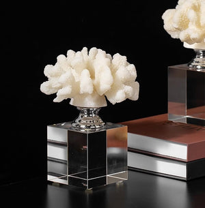 Elegant Resin Coral Decorative Sculptures