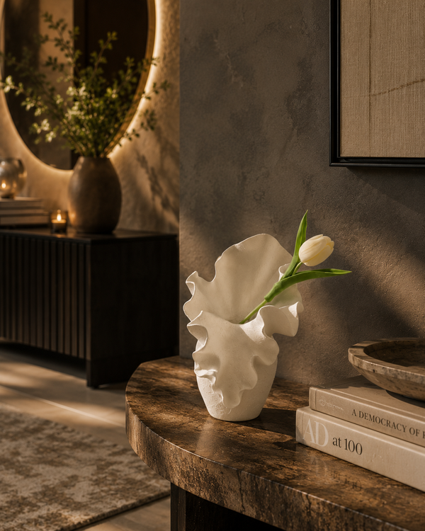 Organic Bloom Ceramic Vases