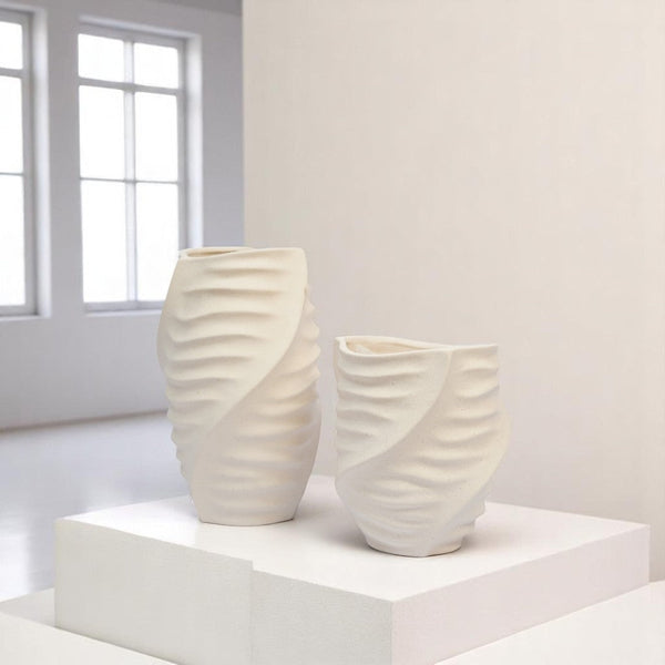 European Twisted  Nordic Vases