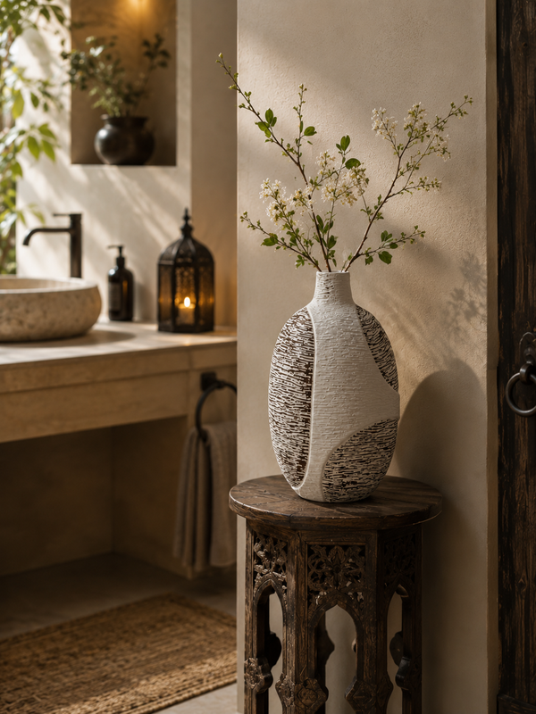 Artisan Pattern Ceramic Vases