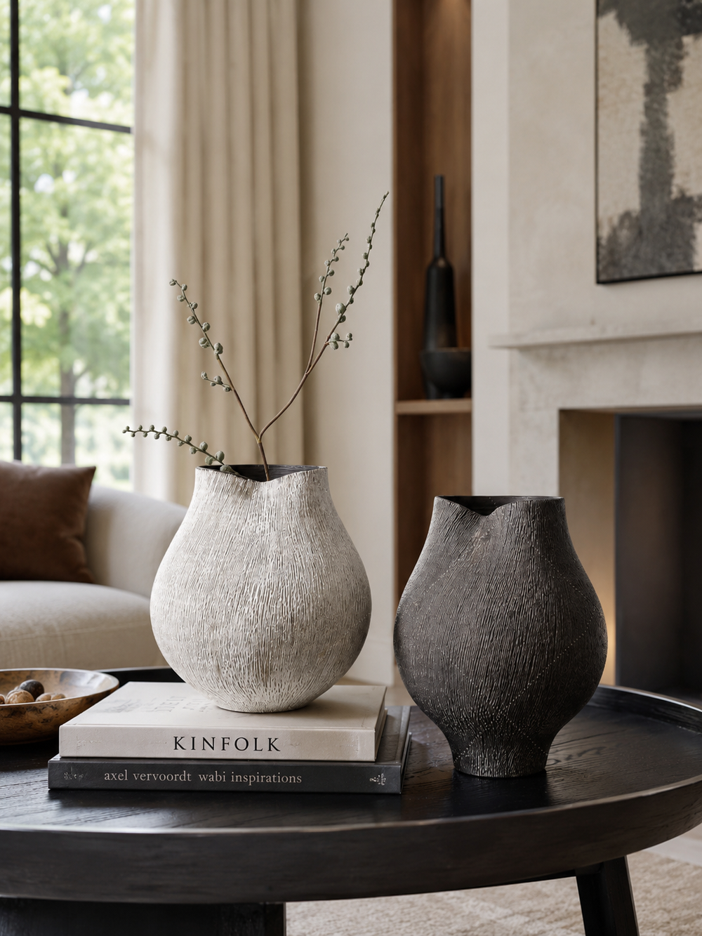 Modern Dual Tone Ceramic Vase