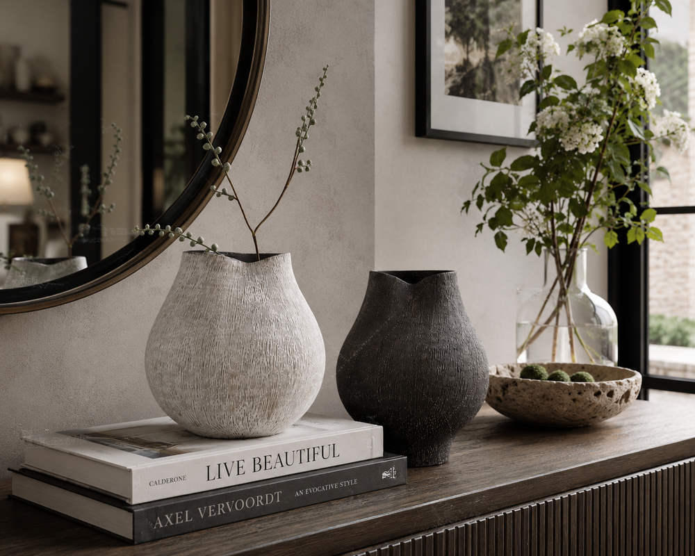 Modern Dual Tone Ceramic Vase