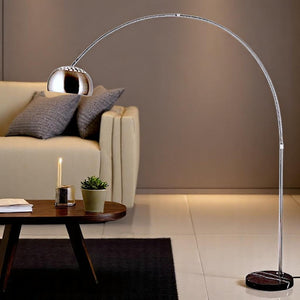 Silver Nexus Arch Floor Lamp (3 Sizes Available)