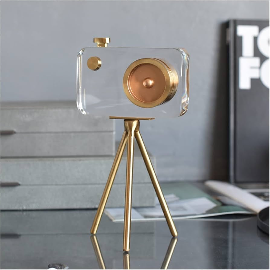 Crystal Vision Camera Decor Ornaments
