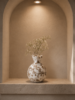 Embellish Rustic Speckled Ceramic Vases