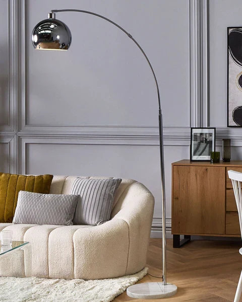 Silver Nexus Arch Floor Lamp (3 Sizes Available)