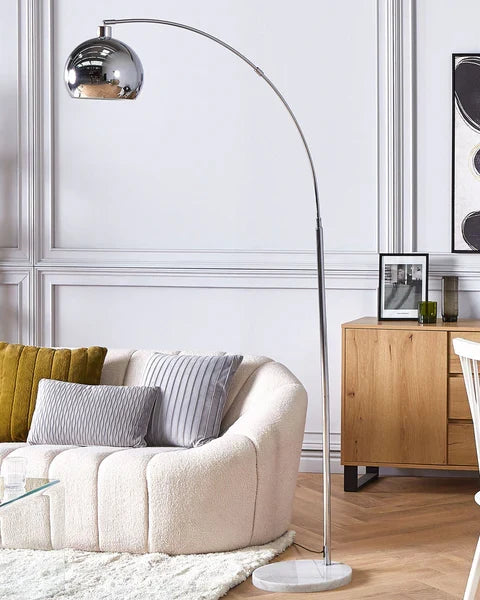 Silver Nexus Arch Floor Lamp (3 Sizes Available)
