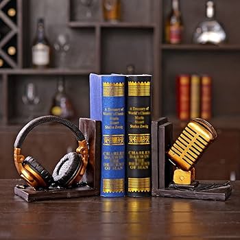 Modern Fiber Musical Bookends