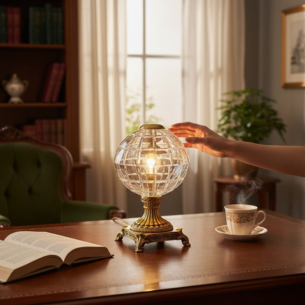 Luxury Crystal Globe Table Lamp