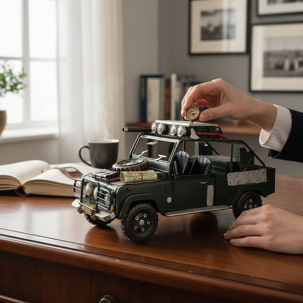 Vintage Military Jeep Model
