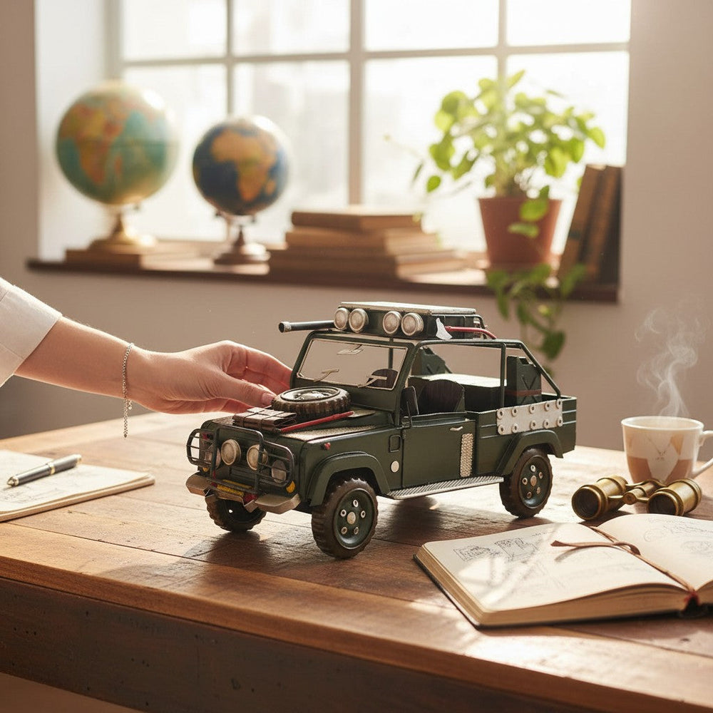 Vintage Military Jeep Model